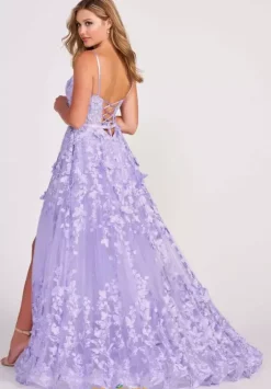 Long Dresses|Military Ball^Ellie Wilde EW34109 Wine