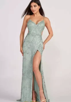 Sexy|Fitted^Ellie Wilde EW34046 Sage