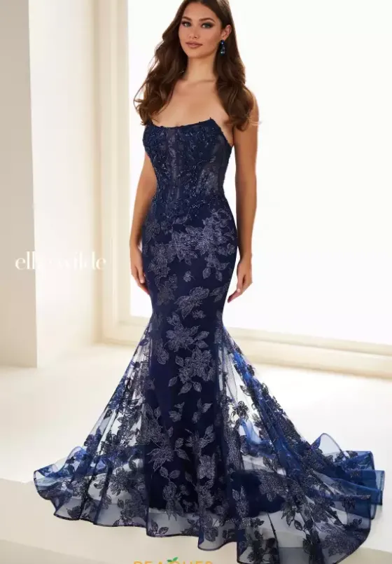 Long Dresses|Plus Sized Dresses^Ellie Wilde EW37083