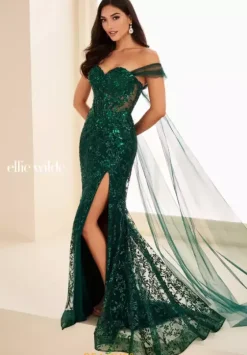 Long Dresses|Plus Sized Dresses^Ellie Wilde EW37030