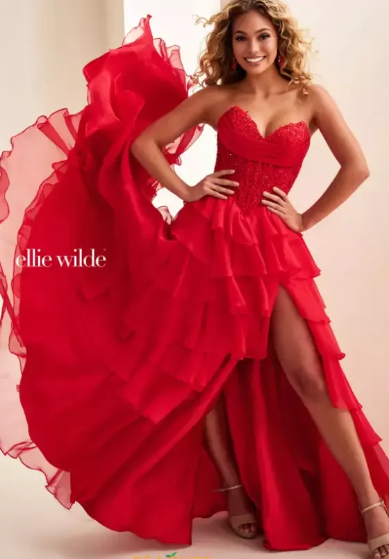 Long Dresses|Plus Sized Dresses^Ellie Wilde EW37115