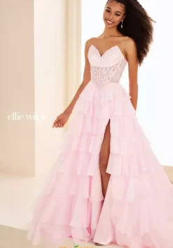 Long Dresses|Plus Sized Dresses^Ellie Wilde EW37115