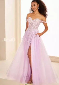 Long Dresses|Plus Sized Dresses^Ellie Wilde EW37094