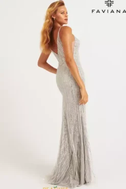 Fitted|Long Dresses^Faviana 11269