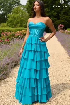 Long Dresses^Faviana 11436