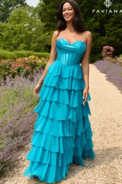 Long Dresses^Faviana 11436