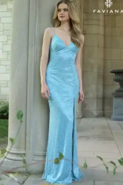 Fitted|Long Dresses^Faviana 11417