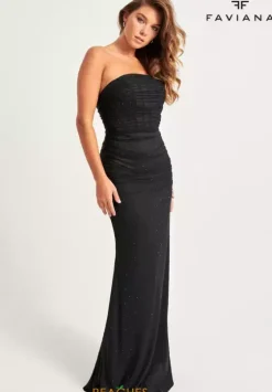 Fitted|Long Dresses^Faviana 11040