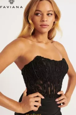 Military Ball|Fitted^Faviana 11081