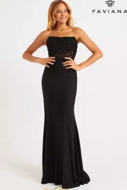 Military Ball|Fitted^Faviana 11081