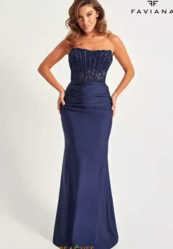 Military Ball|Fitted^Faviana 11081