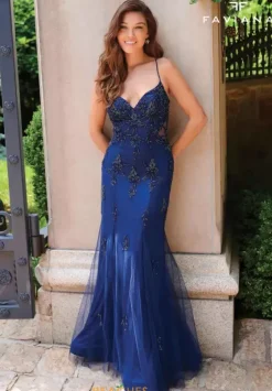 Fitted|Long Dresses^Faviana 11227