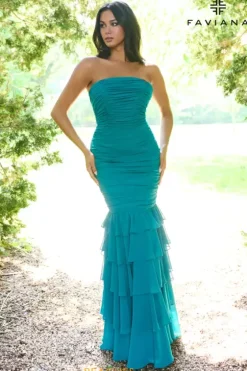 Fitted|Long Dresses^Faviana 11457