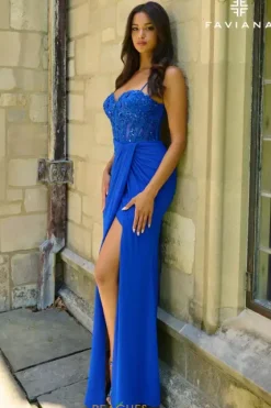 Fitted|Long Dresses^Faviana 11415