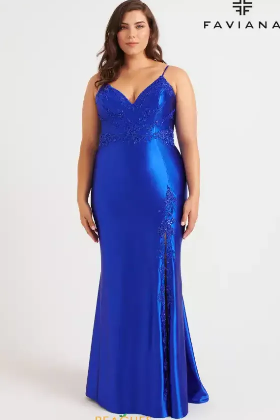 Fitted|Plus Size^Faviana 9562