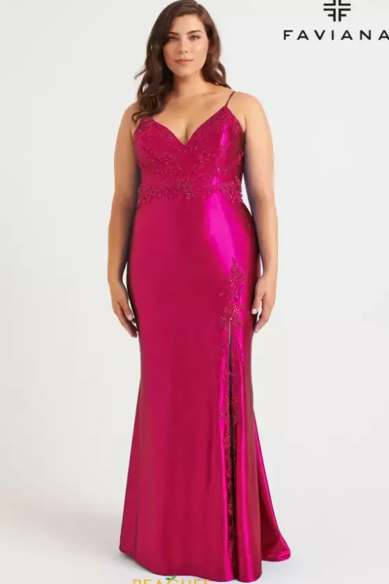 Fitted|Plus Size^Faviana 9562