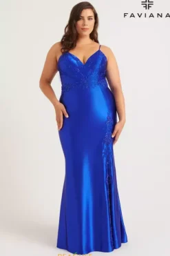 Fitted|Plus Size^Faviana 9562