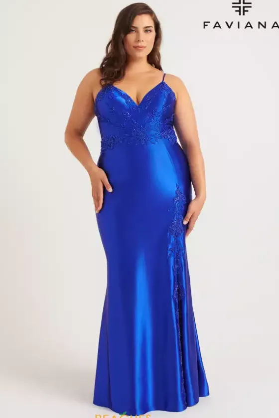 Fitted|Plus Size^Faviana 9562