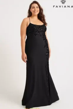 Fitted|Plus Size^Faviana 9570