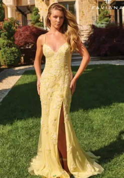 Fitted|Long Dresses^Faviana 11251