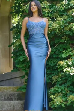 Fitted|Long Dresses^Faviana 11433