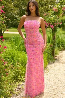 Fitted|Long Dresses^Faviana 11461