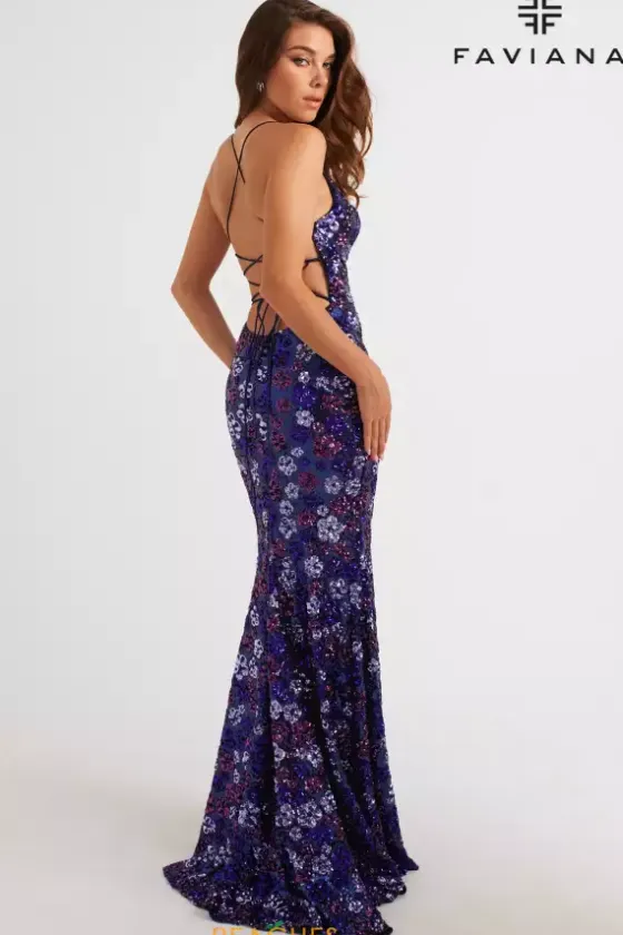 Fitted|Long Dresses^Faviana 11000