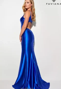 Fitted|Long Dresses^Faviana 11007