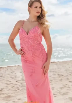 Fitted|Long Dresses^Faviana 11003