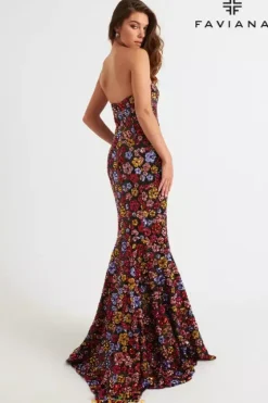 Fitted|Plus Size^Faviana 11036