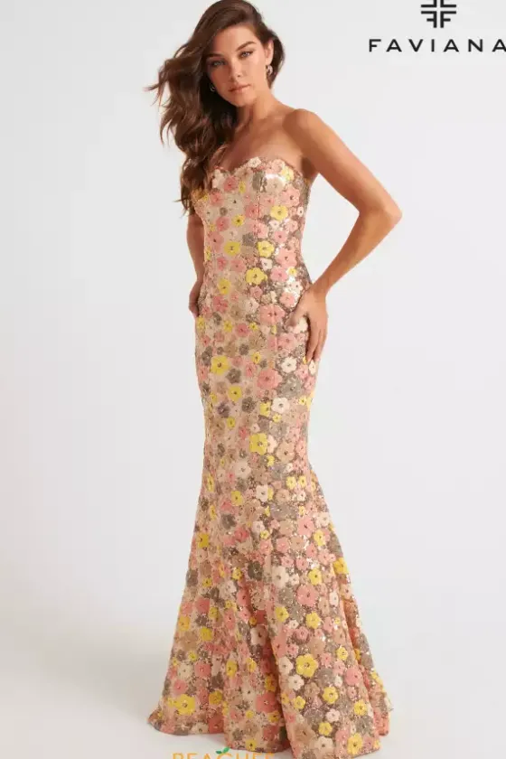 Fitted|Plus Size^Faviana 11036