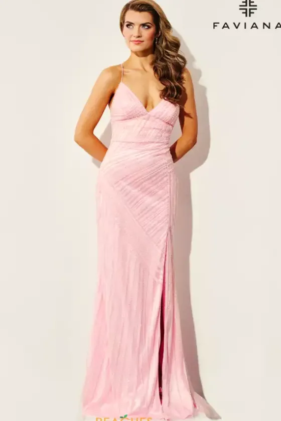 Fitted|Long Dresses^Faviana 11270