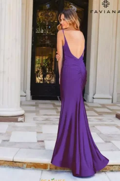 Fitted|Long Dresses^Faviana 11225