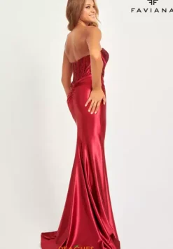 Fitted|Long Dresses^Faviana 11006