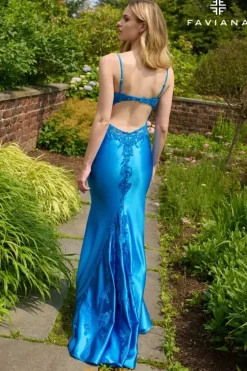 Fitted|Long Dresses^Faviana 11426