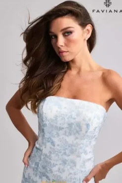 Fitted|Long Dresses^Faviana 11442