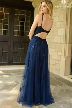 A Line|Long Dresses^Faviana 11413