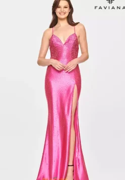 Fitted|Long Dresses^Faviana S10801