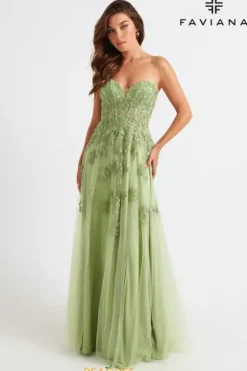 Long Dresses|Plus Sized Dresses^Faviana S10814