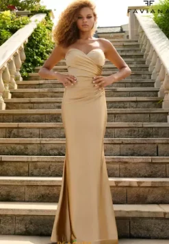 Fitted|Long Dresses^Faviana S10856