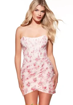 Bat Mitzvah|8Th Grade Dance^Alyce Fitted Strapless Short Dress 30031