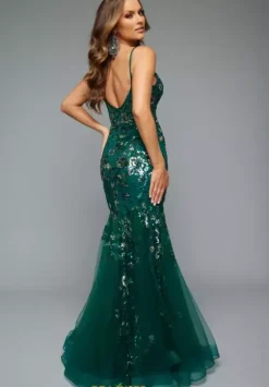 Plus Size|Mermaid^Jasz Couture 7619 Green
