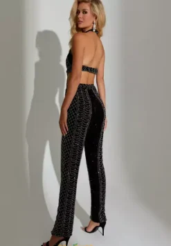 Sexy|Long Dresses^Jasz Couture 7520 Black/Silver