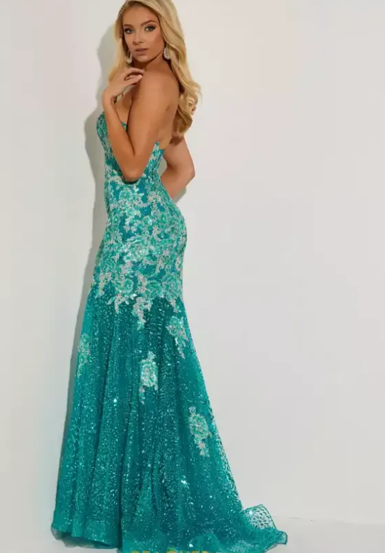 Fitted|Long Dresses^Jasz Couture 7420 Jade