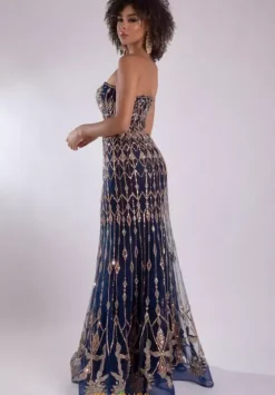 Winter Formal|Wedding Guest^Jasz Couture 7947 Navy/Rosegold