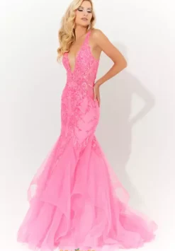 Pageant|Plus Sized Dresses^Jasz Couture 7571 Hot Pink