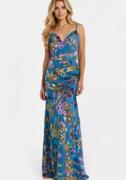 Fitted|Plus Size^Jovani 47655 Blue/Multi