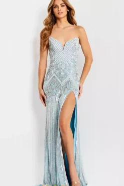 Long Dresses|Plus Sized Dresses^Jovani 49248