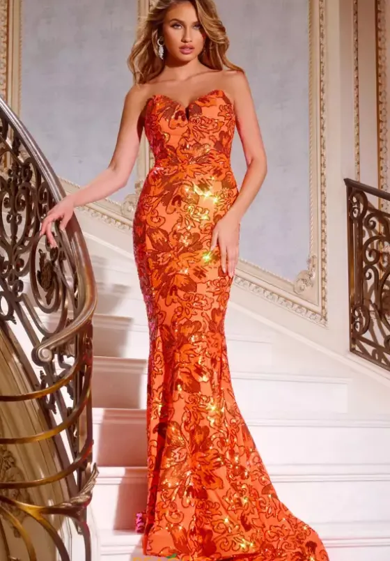 Long Dresses|Plus Sized Dresses^Jovani 44340