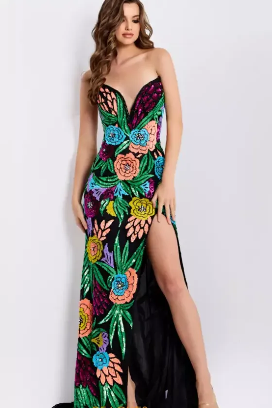 Long Dresses|Plus Sized Dresses^Jovani 49234